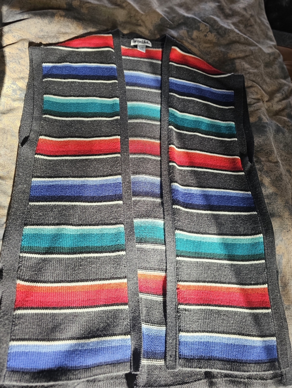 Vintage 90s, Jacque & KoKo, Oversized, Knit Duster Cardigan, Coastal Cowgirl